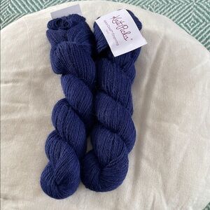 Two skeins of Knit Picks Alpaca Cloud yarn